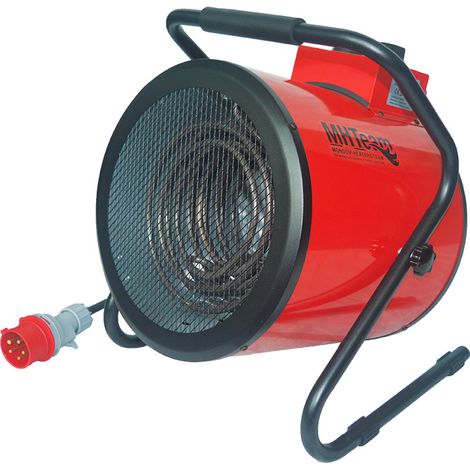 Generatore di Aria Calda 9000W Riscaldatore Elettrico Industriale Rosso (1/4)