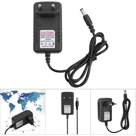Chargeur Lithium Li-ion 21V/1A avec Noyau Cuivre Épais - Adaptateur Secteur UE pour Batterie (1/5)