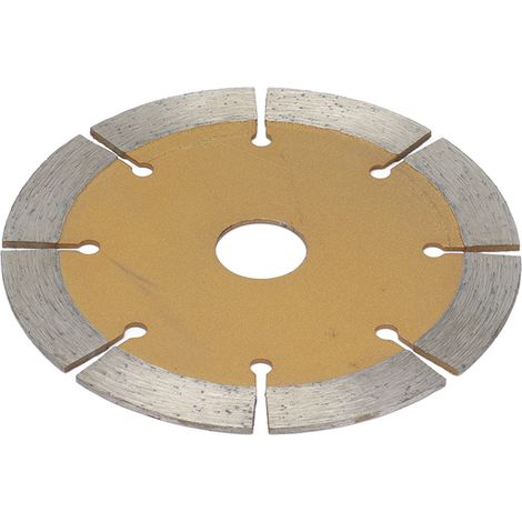 Disque de scie diamanté circulaire 114 mm pour meuleuse d'angle, outil de coupe à sec et humide, couleur or (1/5)