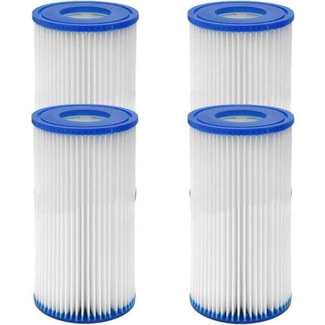 Cartouches filtrantes AIDUCHO pour piscines hors sol Intex 29000E/59900E, type A ou C, lot de 4-AquaForge (1/5)