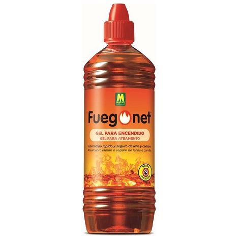 Gel pour les barbecues de feu sur. Transformez les feux de joie, les barbecues et les chemines. 1L liquide š la lumire.