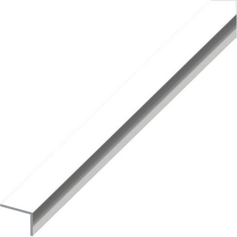 5PZ PROFILO ANGOLARE ALLUMINIO (lati disuguali) Argento Cromato mm. 30x15x1 mt.