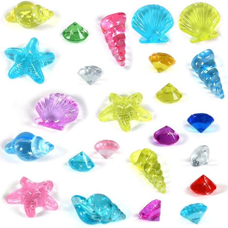 24 Pieces Diving Toys, Children's Swimming Toys, Diving Toys, Diving Toy Child Gem Diving Underwater Toy Pool Treasure Hunting Game for Pool Parties (1/5)