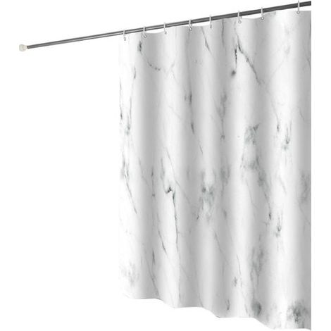 Rideau de douche, marbre, 100 de large 180 de haut CM 100180cm (1/4)