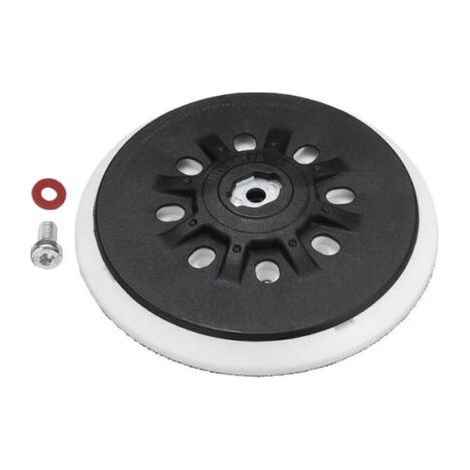 Platorello abrasivo a 8 fori da 150 mm (6 pollici) compatibile con le levigatrici orbitali Bosch Festool ETS 150, ETS EC 150, LEX 150, WTS 150/7 498987 (flessibile), per levigatrice roto-orbitale (1/5)