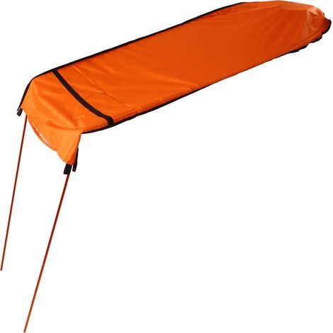 Bâche solaire imperméable pour canoë, pliable et transportable - Protection UV pour kayak et bateau, orange vif (1/5)