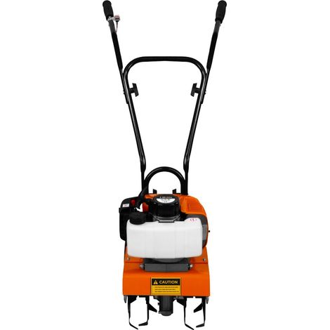 Monster Shop – Motobineuse thermique 52cc 3CV – Moteur essence 9000 tr/min – 4 lames acier – Réservoir 1,2L – Pour terrains difficiles