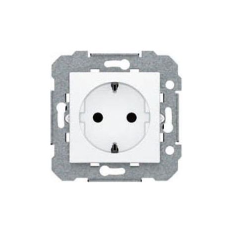 Base de enchufe 2P+TT blanco BJC Viva 23524 (1/2)