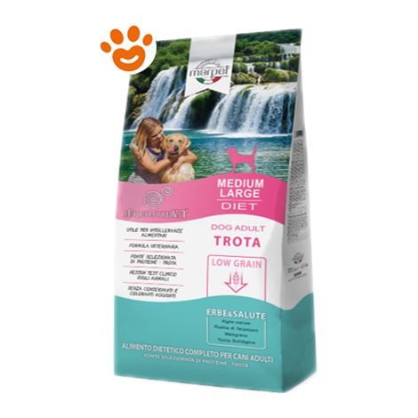 Marpet Dog Aequilibriavet Adult Medium Large Trota - Marpet Dog Aequilibriavet Adult Medium Large Trota - Sacco Da 12 Kg