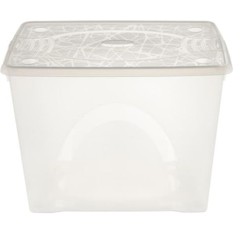 Boîte de rangement - Selfy box - 60 x 40 x 45 cm - Transparent - Livraison gratuite