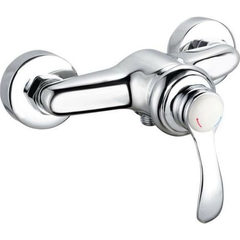Mitigeur douche - ROUSSEAU - BYRON - cartouche céramique - laiton - chromé (1/2)