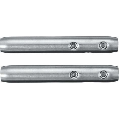 2x tagre Douche Sans Percage Inox,Noir tagre Salle de Bain Tlescopique Inoxydable, Tablette Support Douche, Porte Savon Barre Douche, Serviteur Douche pour Shampooing (1/5)