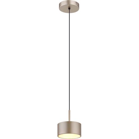 Pendelleuchte Hängeleuchte Deckenleuchte LED schwarz champagnerfarben H 150 cm