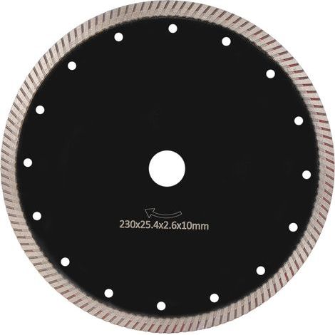 230 mm Multifunktions-Diamanttrennscheibe für Beton, Granit, Marmor – Schwarze Kreisscheibe (1/5)