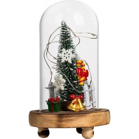Décorations de Noël, décorations de table avec abat-jour en verre (1/4)