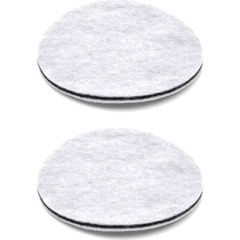 2x Trade-Shop Fettdunst-Filter / Fritteusen-Filter kompatibel mit SEB Tefal Fritteuse ersetzt SS-984689, 1500984689 / 140mm Durchmesser, Vlies