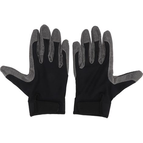 Gants ultra-minces pour sport extrême, antidérapants, absorbeurs de chocs, noirs taille XL, idéaux pour entraînement fitness et haltérophilie, respirants, paire extérieure. (1/5)
