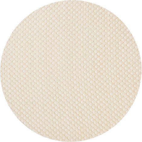 Tovaglietta in PE decorata tonda Ø 38 cm per decorazioni natalizie -Beige