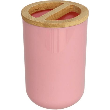 Portacepillos baño darwin 300 ml Rosa claro