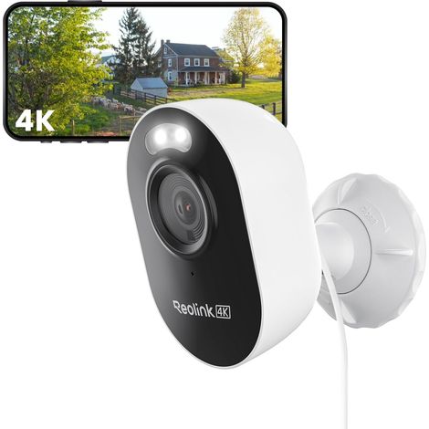 4K Caméra Surveillance WiFi Extérieure avec Wi-FI 6, Lumus Pro (1/5)