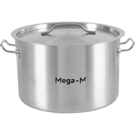 Pentola bassa da catering con coperchio Mega-M Standard 23l dia. 35 cm x h 22 cm N (1/5)