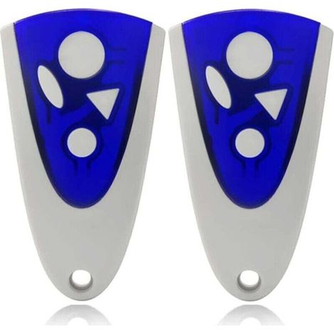 2 télécommandes pour portes de garage Novoferm Novotron 502 MAX43-2 Novotron 512 MIX43-2 433,92 MHz - Lot de 2 émetteurs portables universels - 433 MHz (1/4)