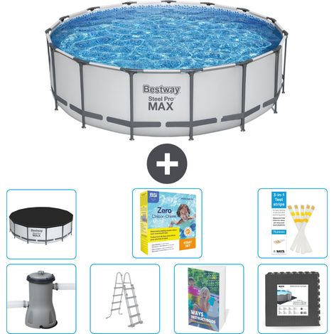 Bestway Steel Pro MAX Rund - 488x122 cm - 8-teilig S607