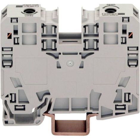 Borne de passage 285-135 16 mm ressort de traction Affectation: L gris 1 pc(s) D27225 (1/2)