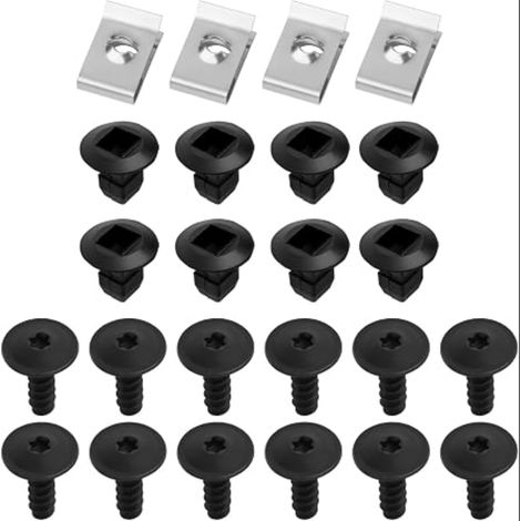 Kit de vis de garniture de roue N90775001 compatible avec Bora 1998-2005 N90648702 N0154322 N90833801