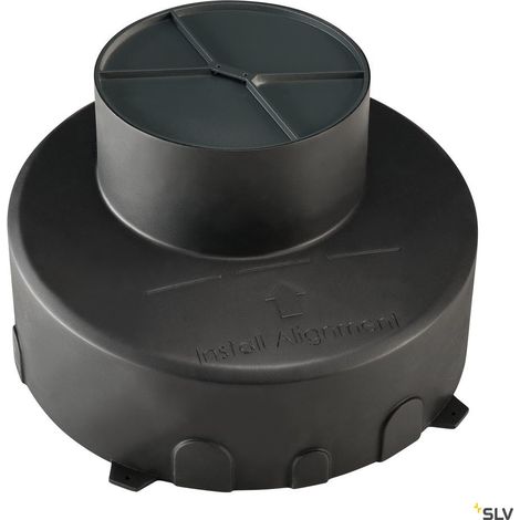Encastrés sol extérieur LED Pot d'encastrement extérieur noir - SLV 1000655 (1/4)