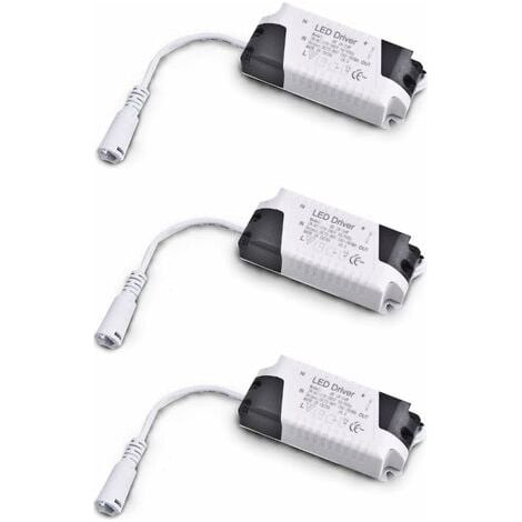 Set of 3 power transformers (18–24 W), output 85–265 V AC, 50/60 Hz, output 36–72 V DC, 240–260 mA. Please note that there are additional lights and LED lights. (1/4)