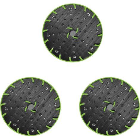 3 plateau de ponçage souple pour ponceuse excentrique Festool 150 mm –Filetage De Raccordement M8,Compatible Avec pour Festool Rotex RO, ETS 150 Etc,Patin de ponçage (1/5)