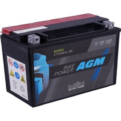 Batería de moto YTX20HL-BS  AGM Hermética YTX20HL-4