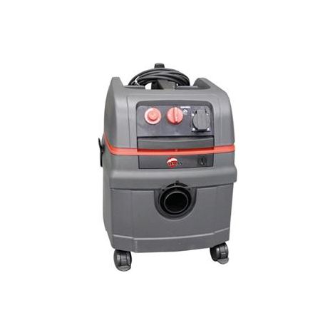 Leman – Aspirateur cuve 25L 1400W – Dépression 248 mBar – Moteur à double flux – Filtres classe M pour eau et poussières (1/4)