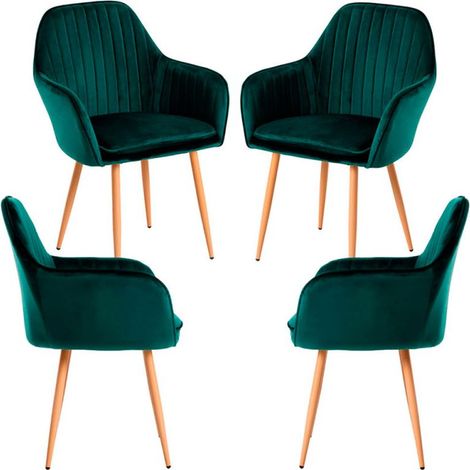 Packs Sillas Comedor - Pack 4 Sillas Chic - Verde