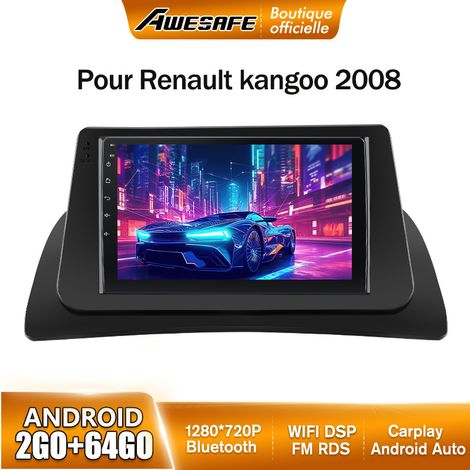 AWESAFE Autoradio Android 13 pour Renault kangoo 2008 2Go+64Go avec 9'' écran Tactile Carplay GPS Bluetooth Android Auto (1/5)