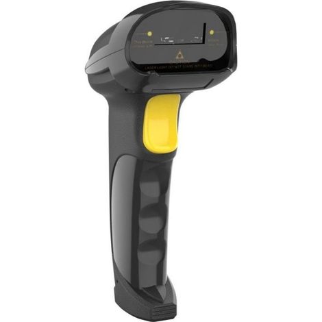 iggual L1DBT-G-AX Escáner láser de código de barras 1D Bluetooth USB IP52 800 mAh, Negro (1/2)