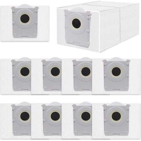 [NON UTILIZZATO] 10 sacchetti per la polvere per robot aspirapolvere ECOVACS T50 Pro Omni/T50 Max Pro/T50 Omni/X8 PRO/X9 PRO, accessori con sacchetto per la polvere al carbone attivo