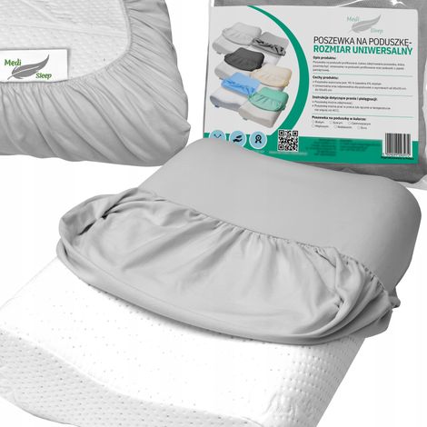 Bezug für orthopädisches Memory-Kissen, Universalgrau