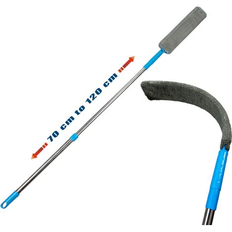 VENTEO- Serpillière Flexible Télescopique  Balai Nettoyeur avec Manche Telescope Ajustable