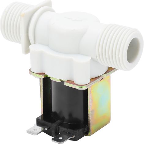 Magnetventil mit G1/2-Gewinde, normalerweise geschlossener Einlass, Messing, Nylon, industrielle Steuerungskomponenten, 24 V DC (1/5)