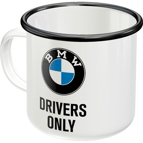 Tasse en émail rétro, 360 ml – Drivers Only (1/5)