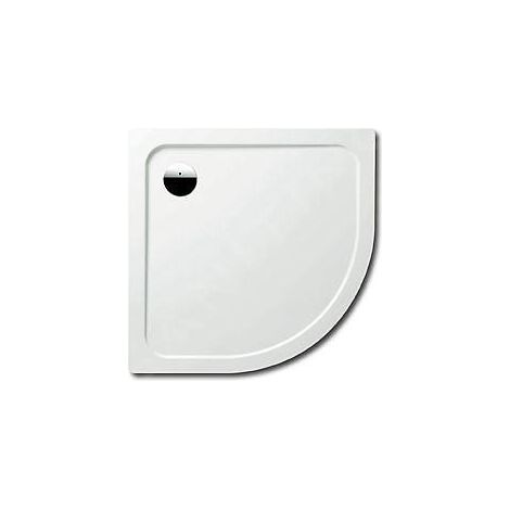 Receveur de douche quart de cercle Arrondo, blanc alpin, support antidérapant, 90 x 90 x 2,5 cm (1/2)