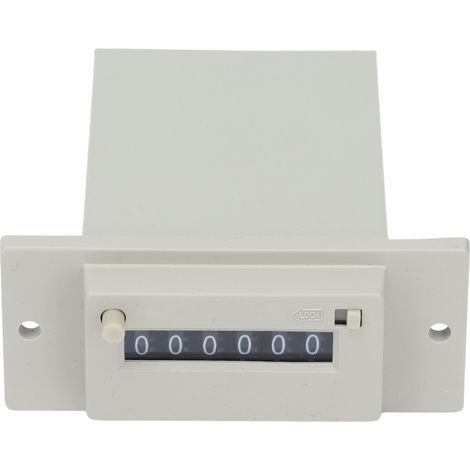Compteur numérique industriel 6 digits AC 220V pour comptage d'impulsions