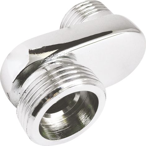 Raccord mural contre coudé M15/21 - M20/27 25mm (1/4)