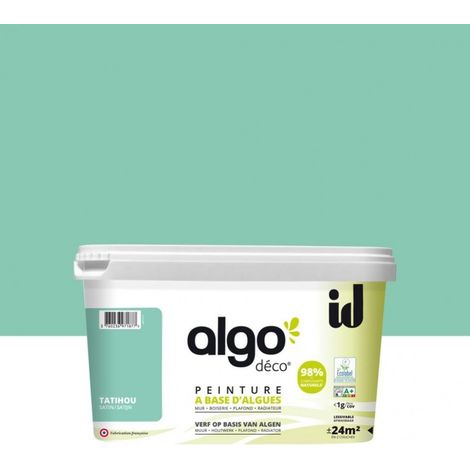 Peinture écologique Algo - Gris Anthracite - 2L / Mat (1/5)