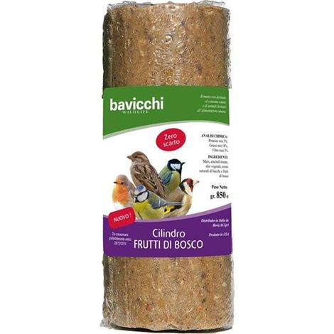 CILINDRO FRUTTI ROSSI PER UCCELLI SELVATICI DA G 850 DI BAVICCHI