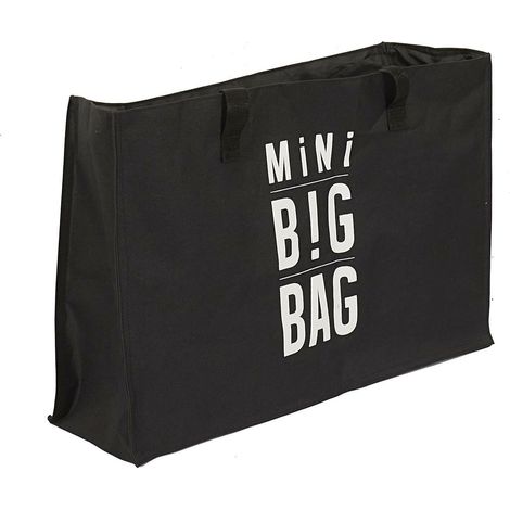 Bolsa de compra plegable talla M  NEGRO (1/5)