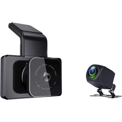 Cámara DVR para coche D330-GD, coordenadas WIFI, 1080P HD, visión nocturna, cámara de salpicadero gran angular de 170 grados, monitor de aparcamiento 24 horas. (1/5)