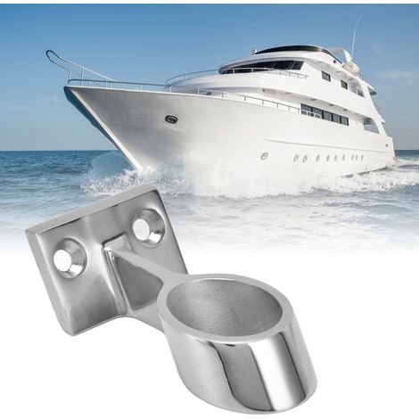 Base de main courante pour bateau en acier inoxydable 316, accessoire de rambarde à 60° pour navire Φ25mm (1 pouce)
